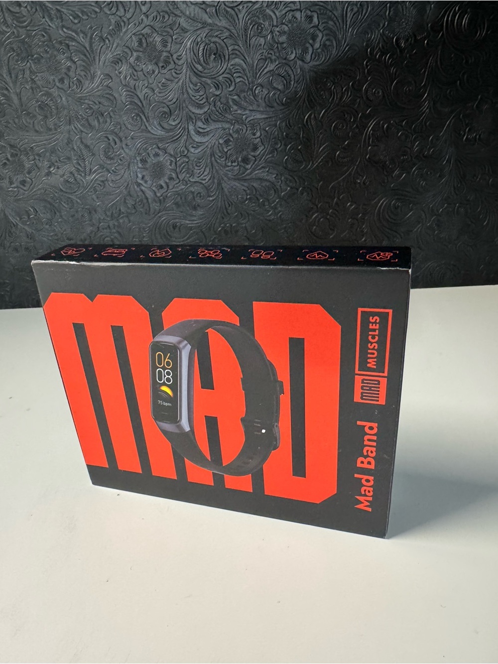 Black MadBand fitness tracker